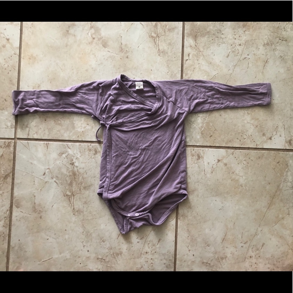 Purple Kimono body suit from Kate Quinn.